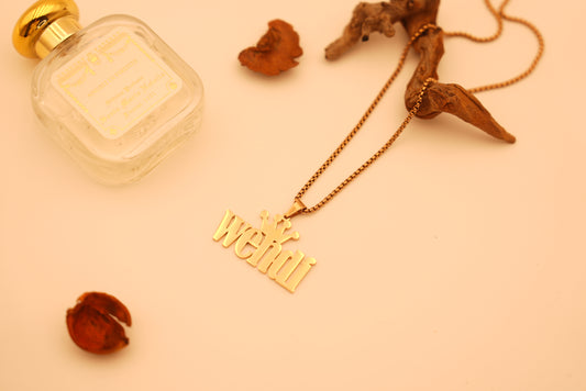 'Wendi' - Name Necklace - Gold Vermeil | Customize with your name | heartfelt gift